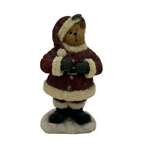 Boyds Bears Bearstone Kringle Wigglebeary Bobble Body Figurine NO BOX